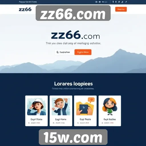 Interface e usabilidade do site zz66.com
